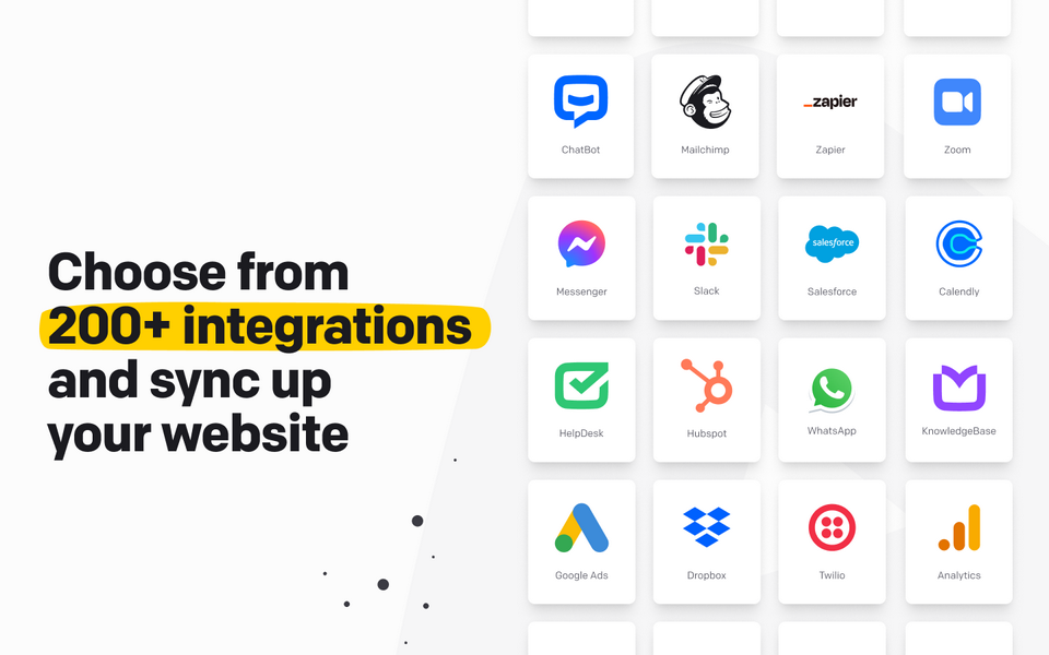 200+ integrations