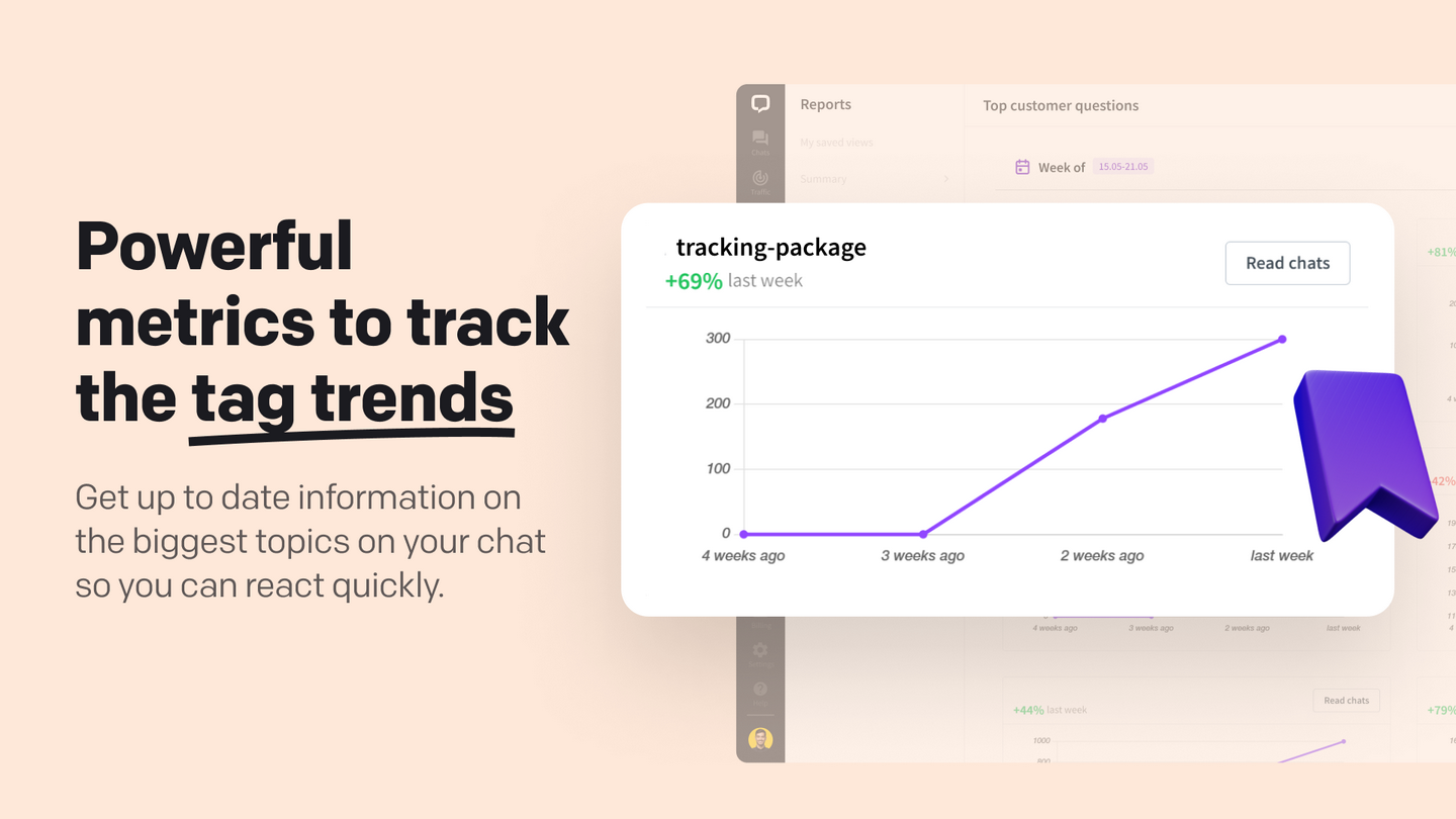Track tag trends