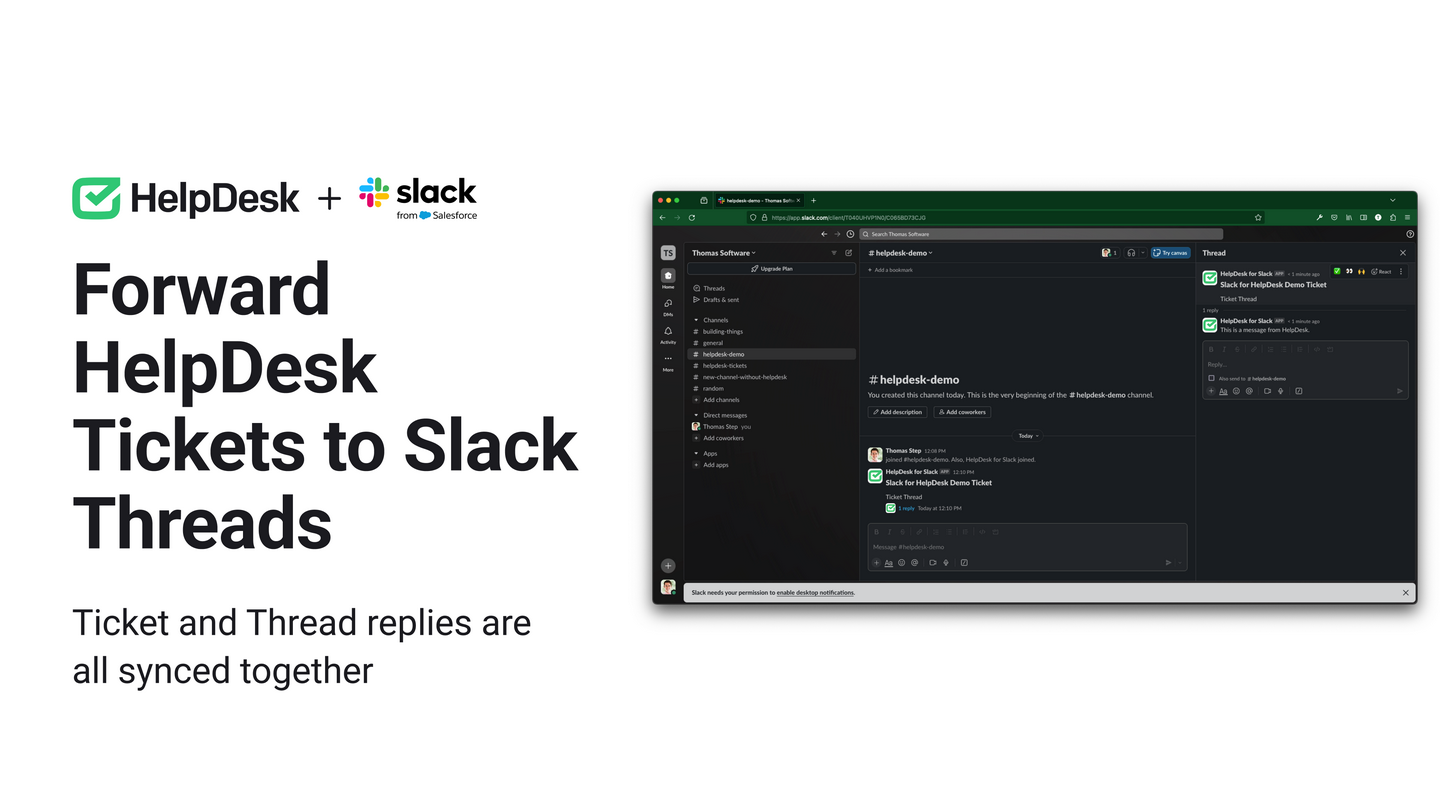 Slack for HelpDesk in Slack