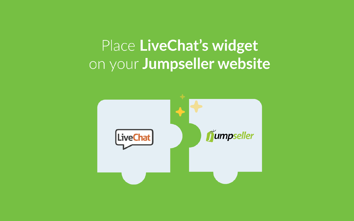 Add live chat to Jumpseller 