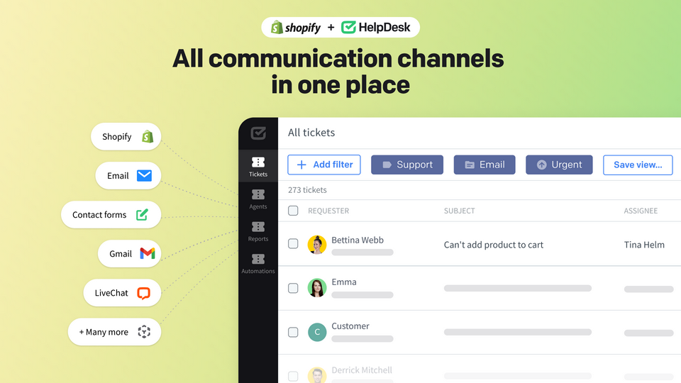 All channels in one place