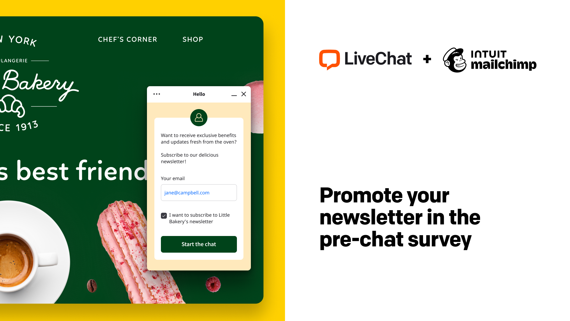Grow your audience while chatting