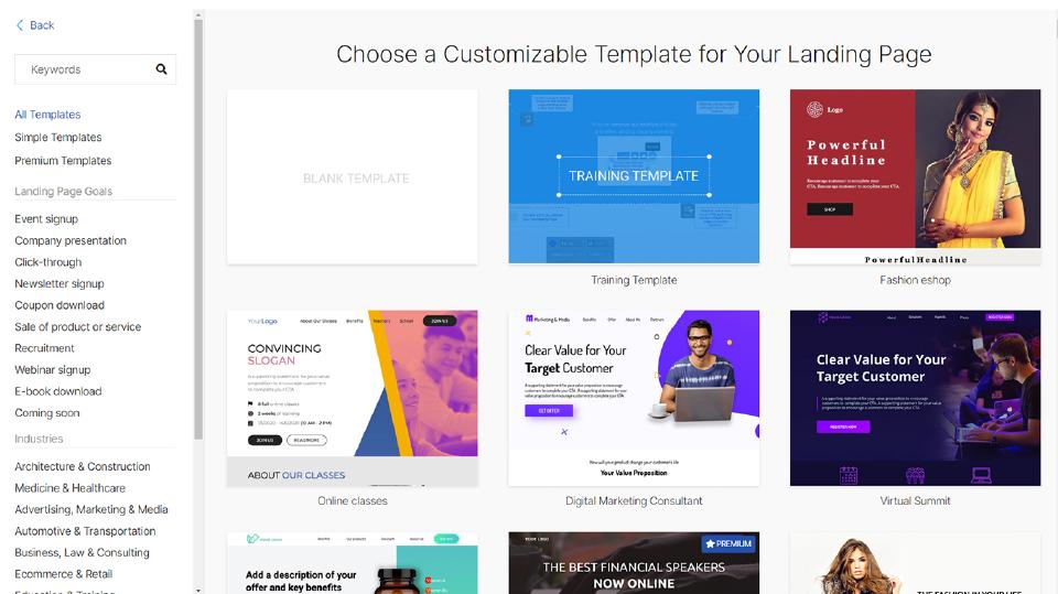 Landing Page Templates