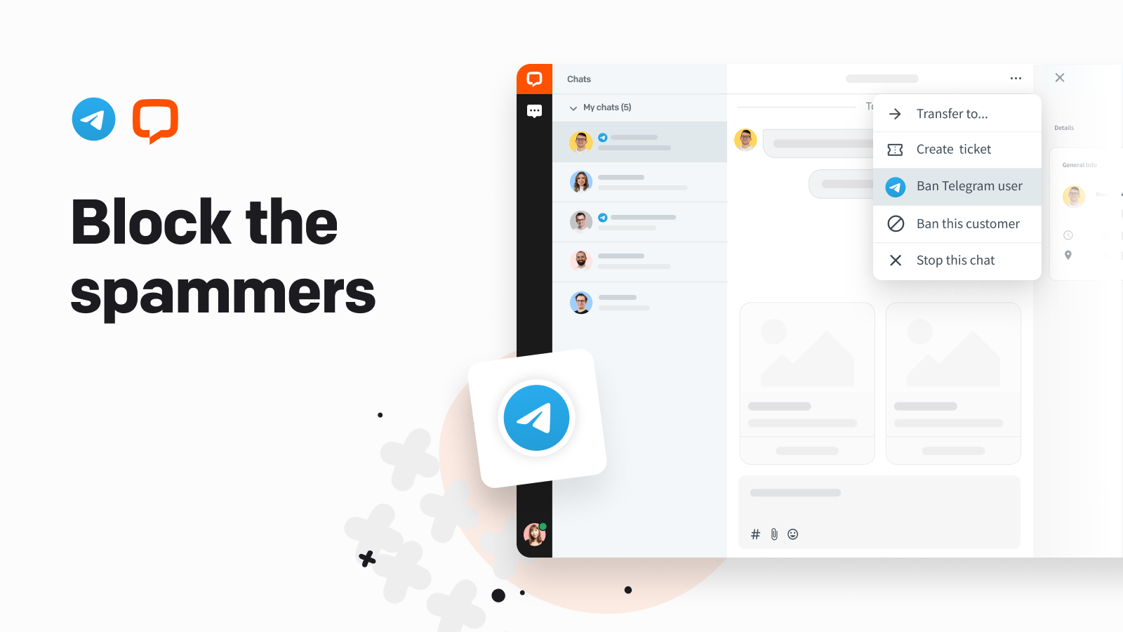 Block spammers and stay secure