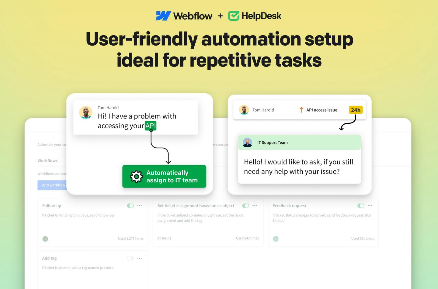 App User-friendly automation 