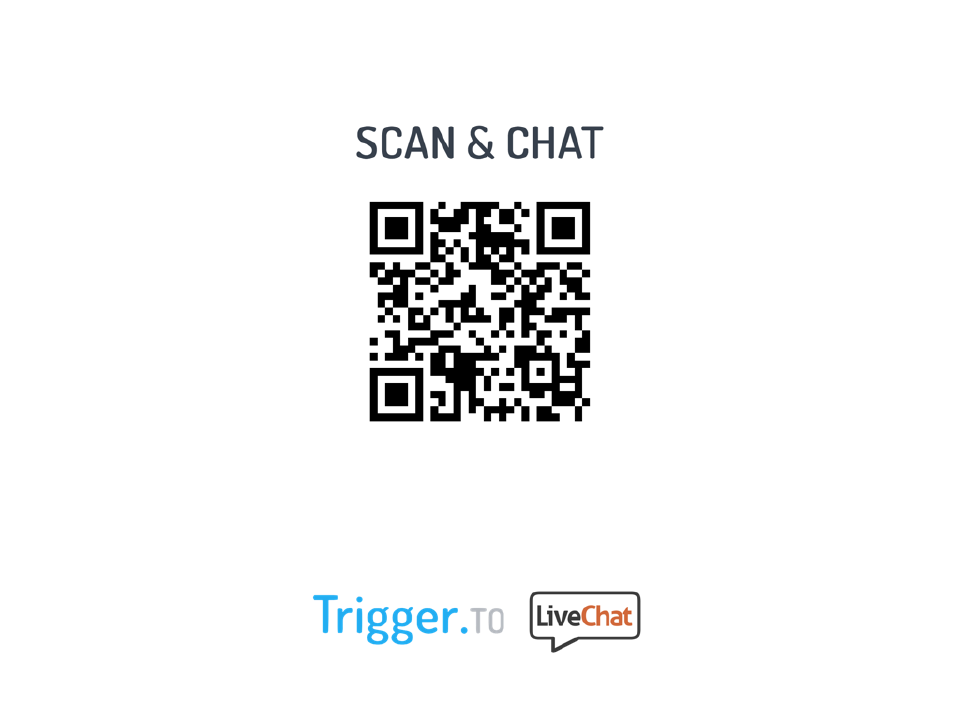 QR Trigger.to LiveChat