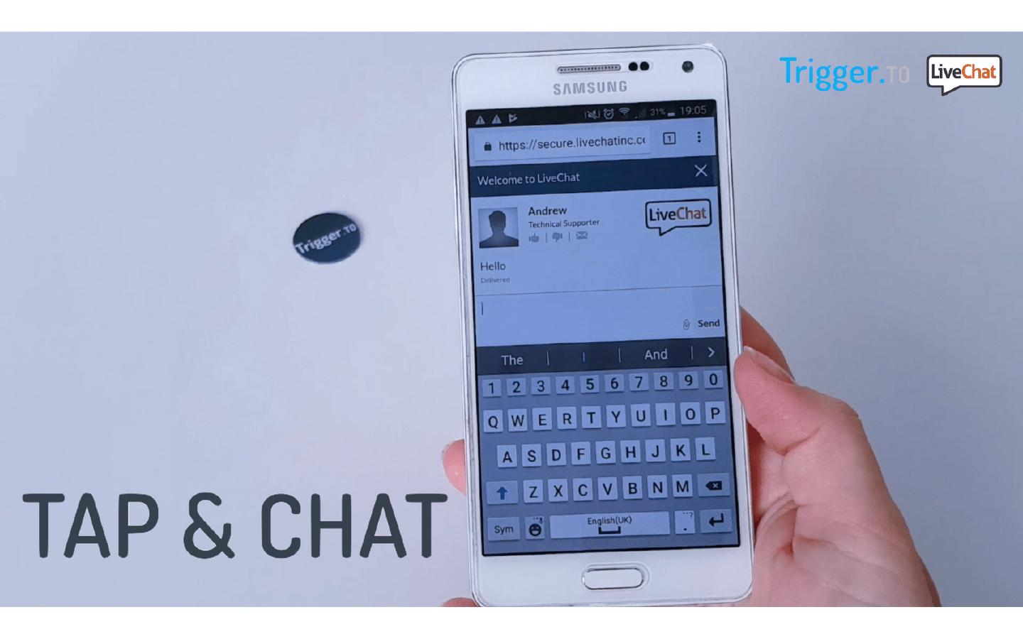 NFC Trigger.to LiveChat