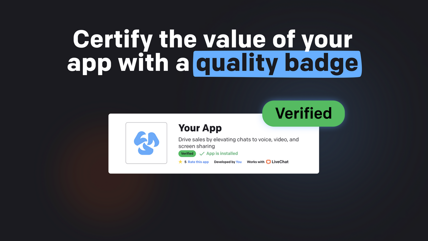 Certify with a quality badge