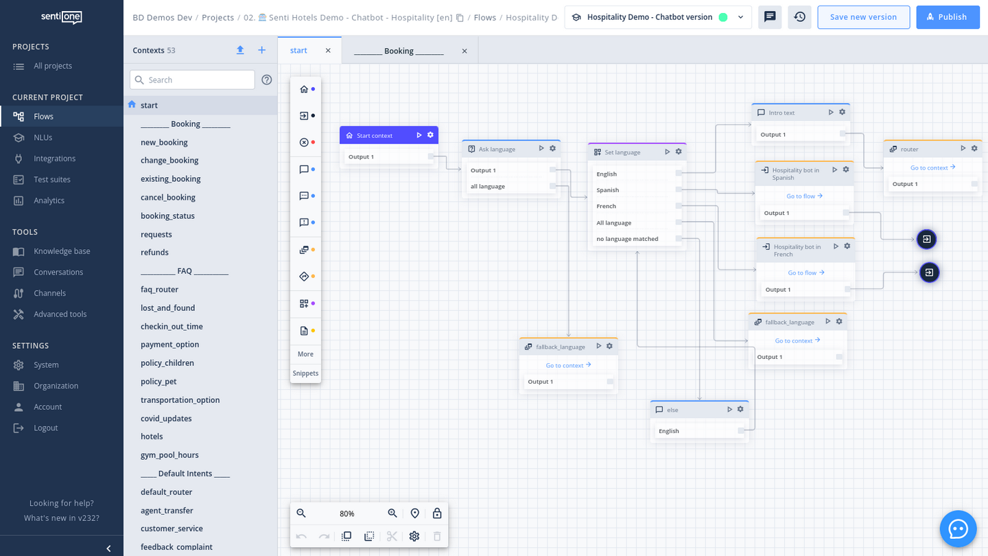 Easy drag&drop flow editor