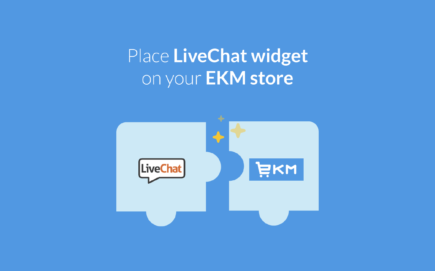 LiveChat integrates with EKM