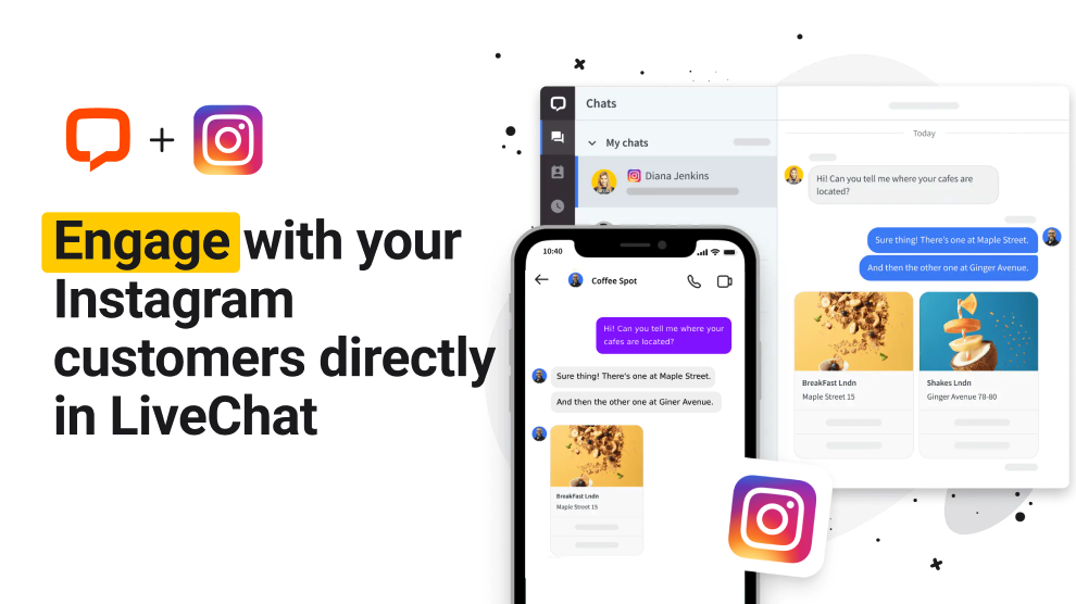 Engage Instagram in LiveChat