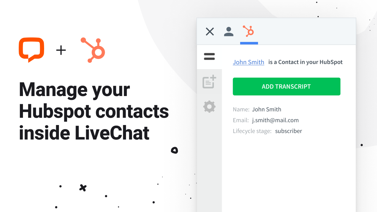 HubSpot Live Chat - Tool | LiveChat Integrations