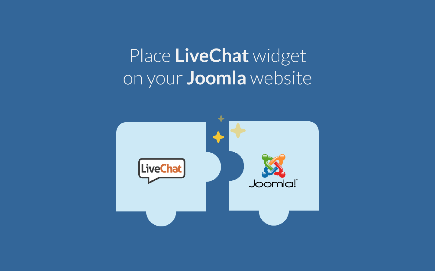 LiveChat integrates with Joomla