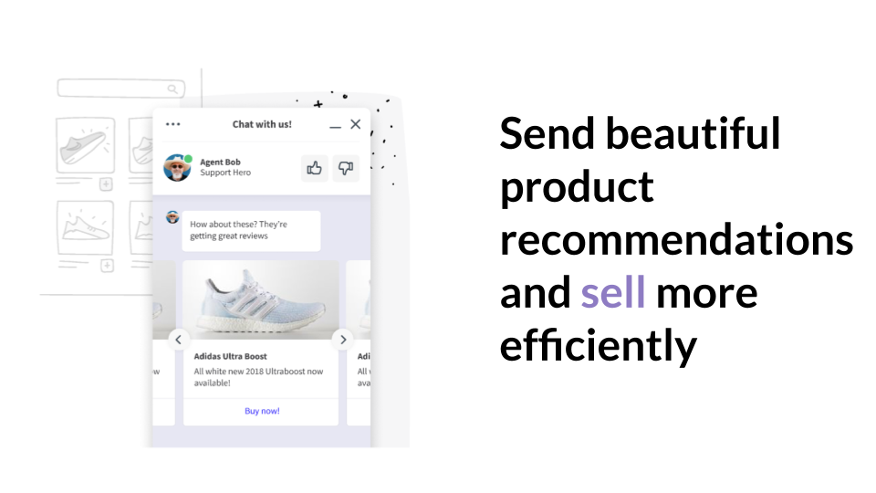Beautifully designed product recommendations