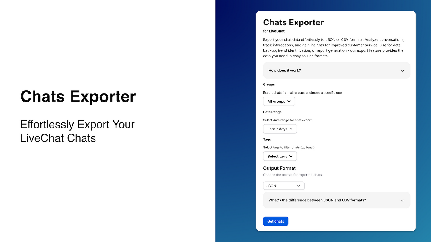 Chats Exporter