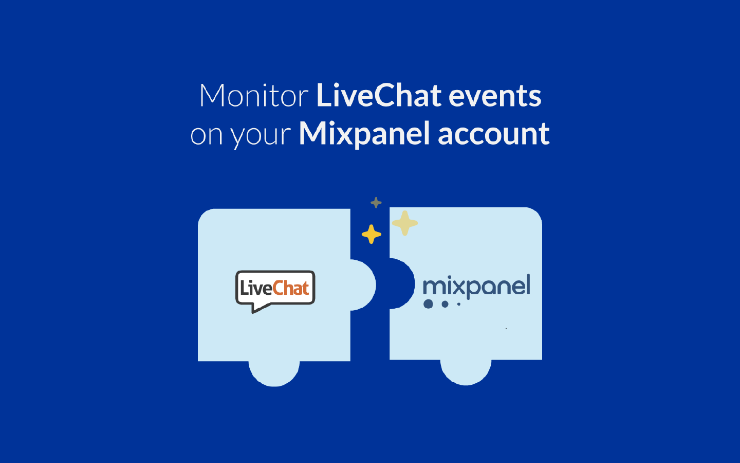 LiveChat integrates with Mixpanel