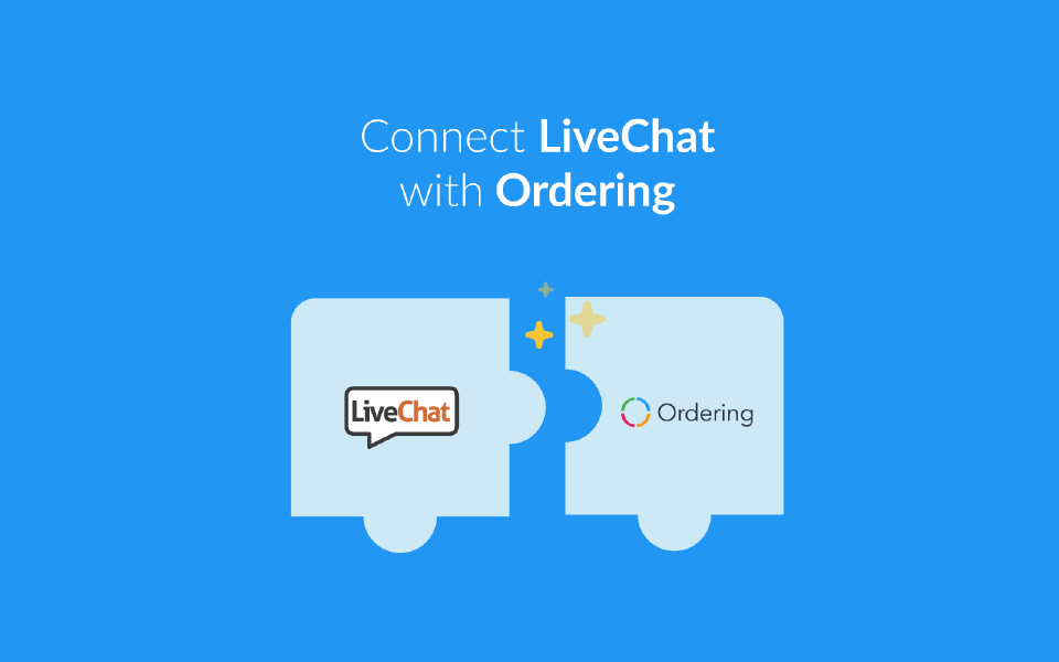 LiveChat with Ordering