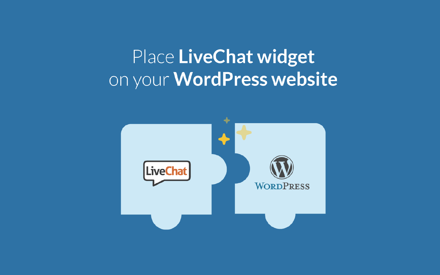 LiveChat integrates with Wordpress